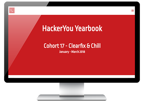 image of a hackeryou yearbook project